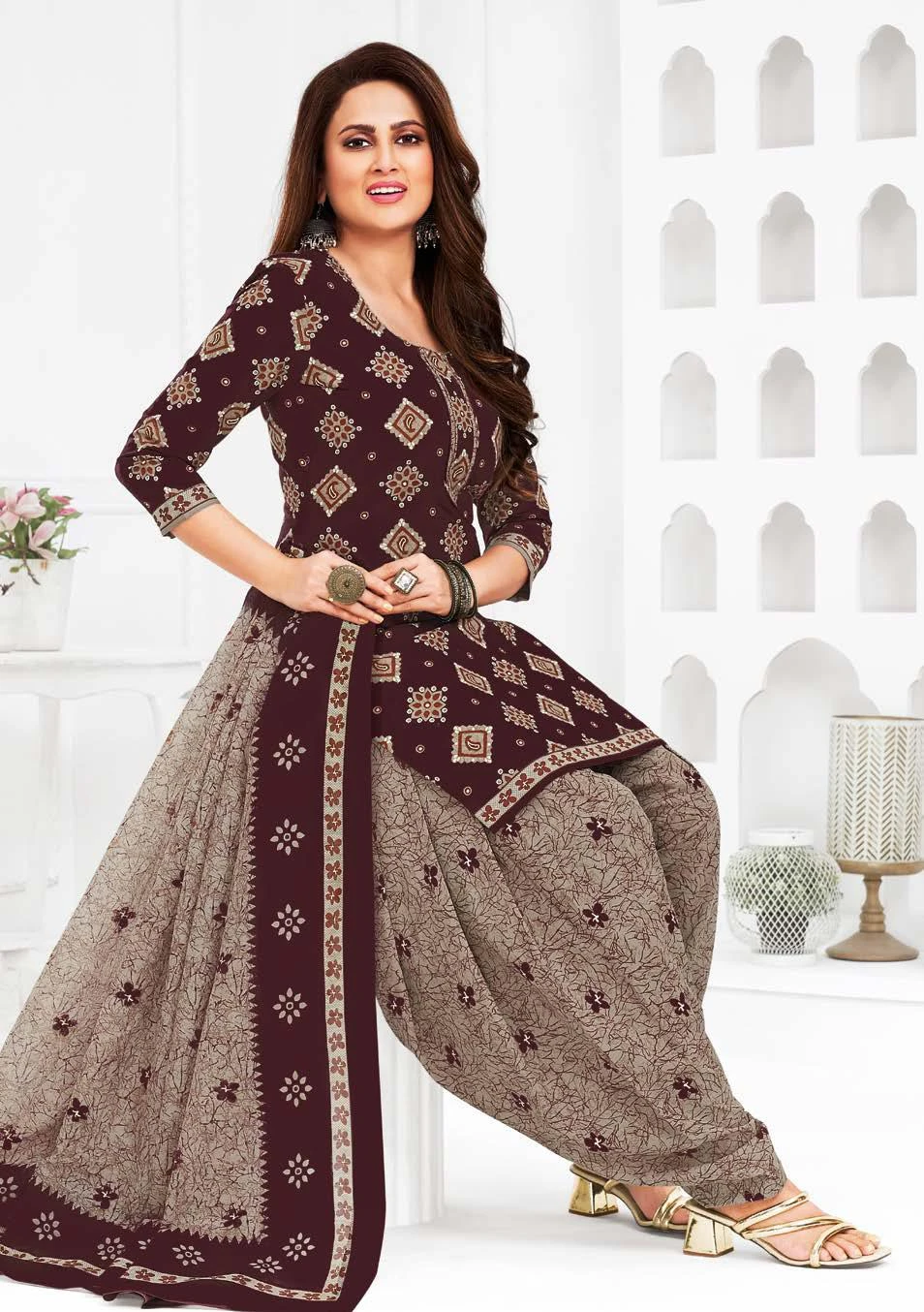 Ganpati Vaishali Vol 8 Pure Cotton Wholesale Salwar Suit Catalog — Wholesale Salwar Suits, Ganpati wholesale from Surat — view 9